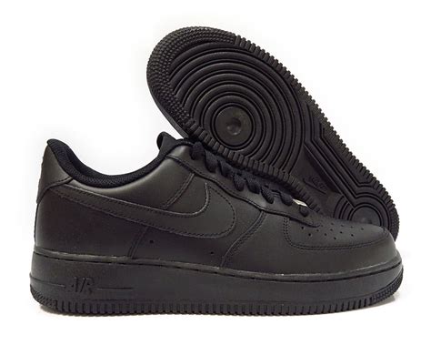 Men's Black Air Force 1 Shoes (12) 